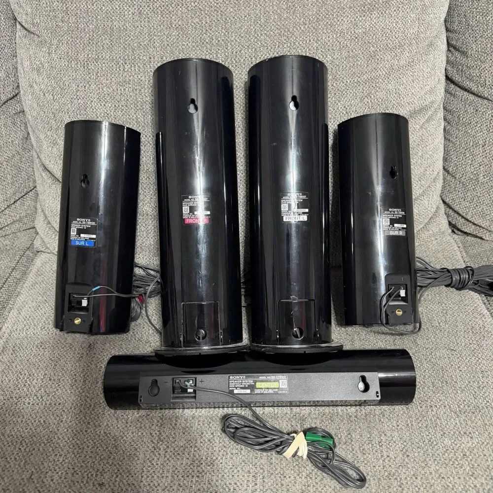 Sony SS-TSB107 SS-TSB106 Surround Sound 5 Speakers SS-CTB103 Complete Speakers
